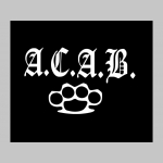 A.C.A.B.  BOXER  - čierna zimná letecká bunda BOMBER s límcom, typ CWU Winter Jacket z pevného materiálu s masívnym zipsom na zapínanie 100%nylón, čiastočne vodeodolná